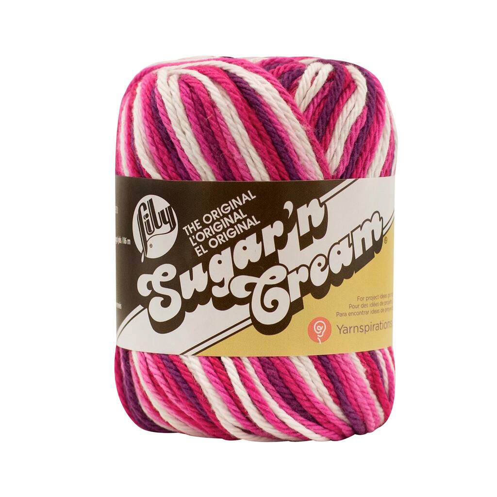 Six Skeins Sugar and Cream Cotton Yarn Country Side Ombre One Dye Lot Knitting Crocheting Home Decor Fashion Accessories